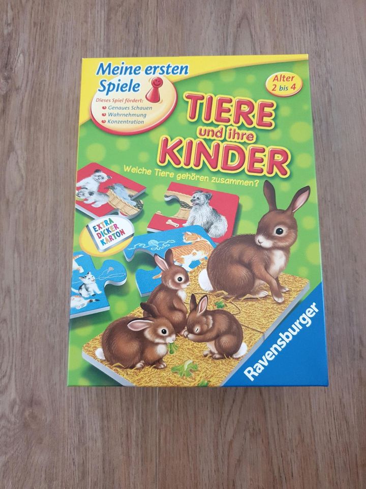 Tiere und ihre Kinder Ravensburger neuwertig in Ostrach