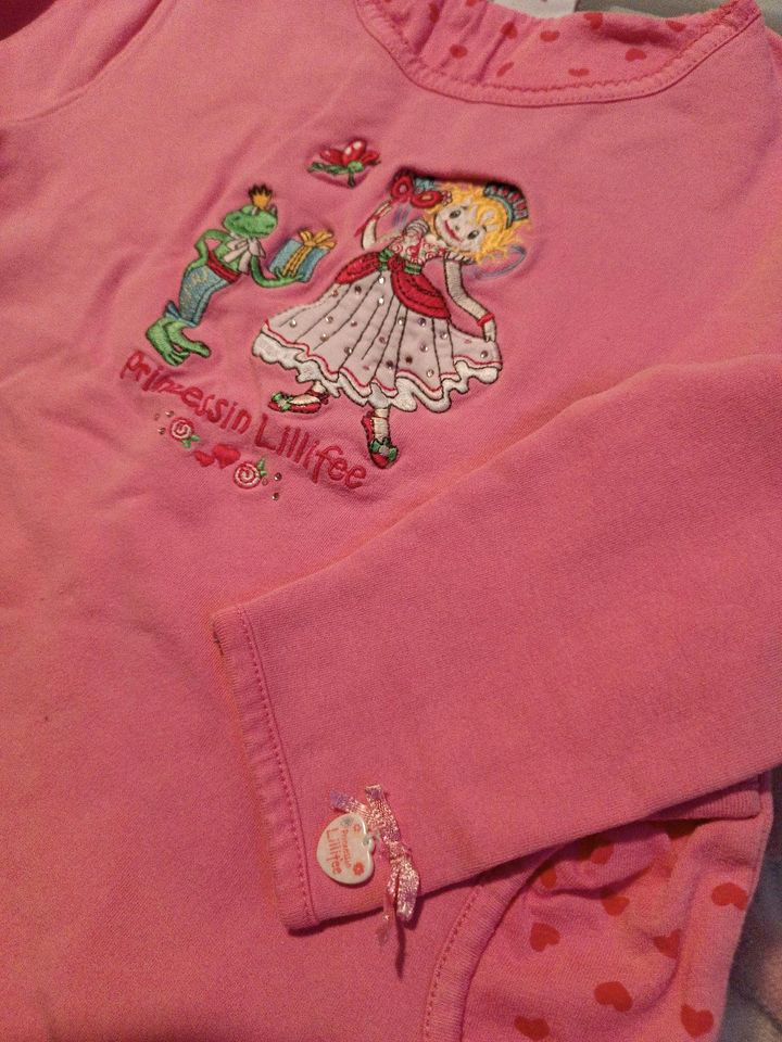 Schiesser Schlafanzug Pullover 116 122 Prinzessin Lillifee in Stockheim