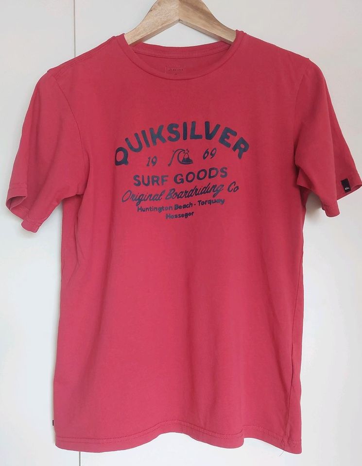 Quiksilver T-Shirt rot Gr 16 / 176 in Ismaning