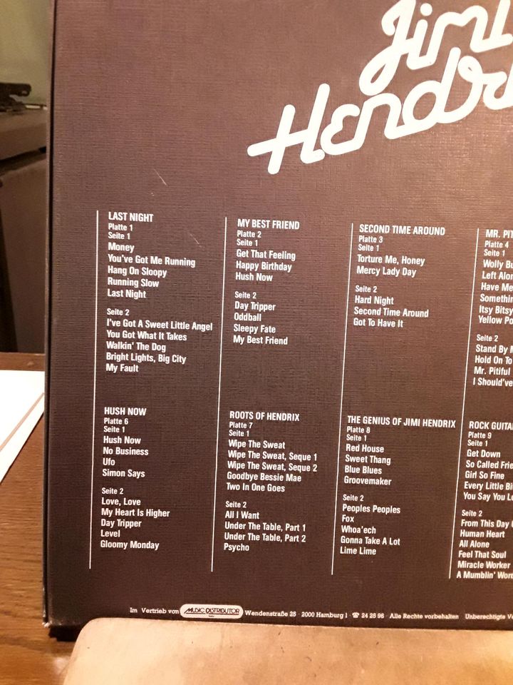 Jimi Hendrix 10 x LP Kassette. Top. Hardrock Rock Psychedelic in Berlin