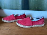 H&M Espadrille Juteabsatz Echt Leder Gr 36 rot NEUw Essen - Essen-Kray Vorschau