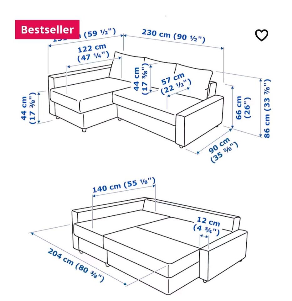 Sofa Friheten Ikea Braun top Zustand in Stuttgart
