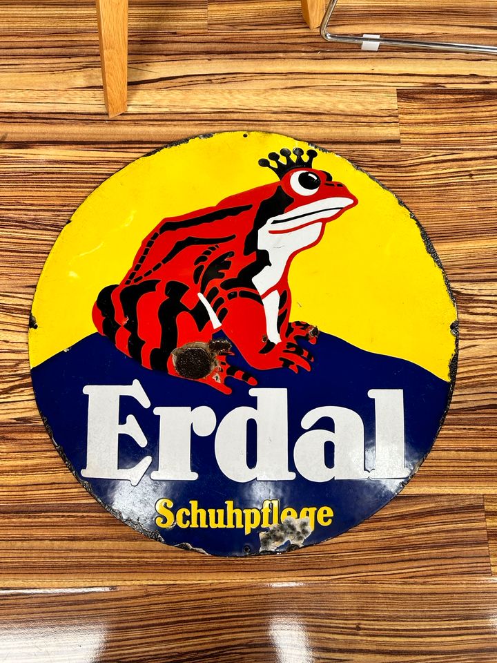 Emailleschild Erdal 70 cm in Nordhausen
