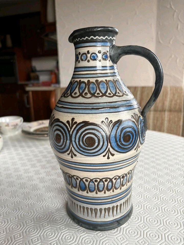 Keramikkrug aus DDR-Zeiten in Werdau
