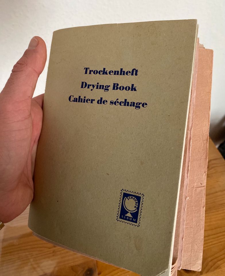 Trockenheft Schaubek Album Briefmarken, Trockenbuch in Berlin