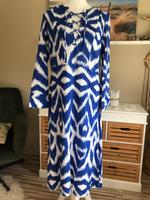 Kleid Tunikakleid Boho Gr. S  36/38 blau weiß m. Etikett NEU! Saarland - Bous Vorschau