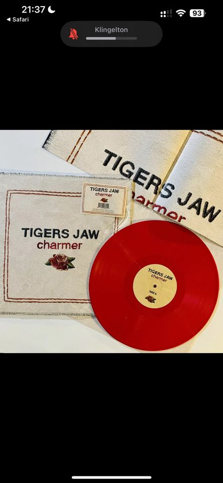 Tigers Jaw - Charmer Vinyl Red Limited 300 Stk Mint in Bergheim