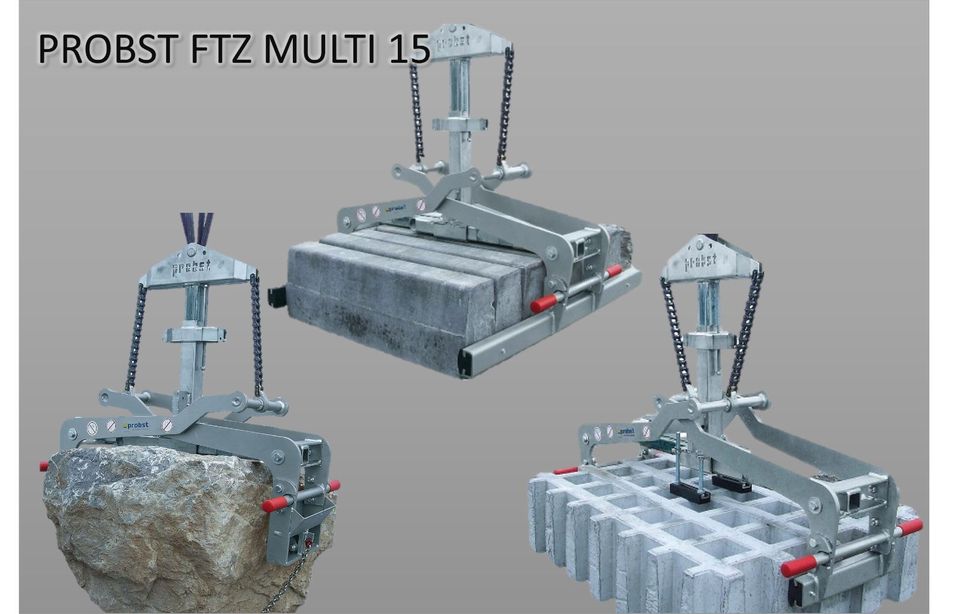 Fertigteilzange Probst, Steinzange, Natursteinzange, Betonblock in Kelheim