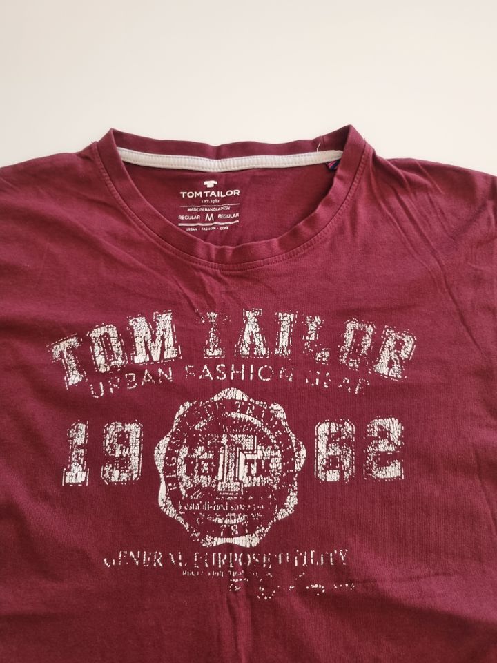 TOP Zustand! TOM TAILOR, T-Shirt, Baumwolle, M, 48 in Hückelhoven