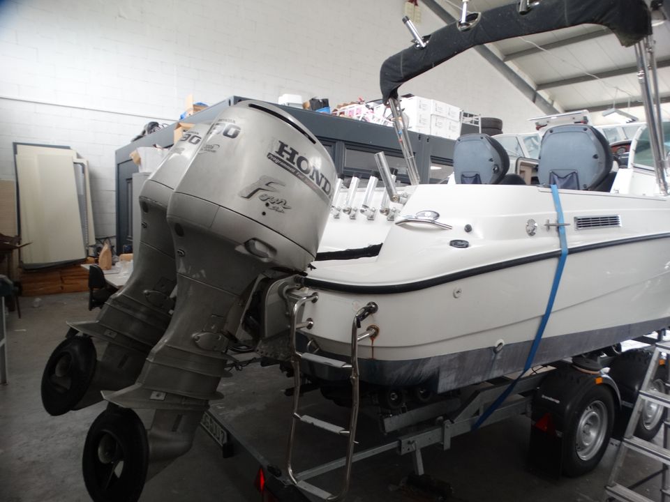 Angelboot / Sportboot-Doral Thunder pro 240  2x 130PS Honda in Sassnitz