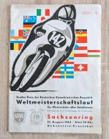 Rennprogramm Sachsenring Weltmeisterschaftslauf 1962 Nordrhein-Westfalen - Senden Vorschau