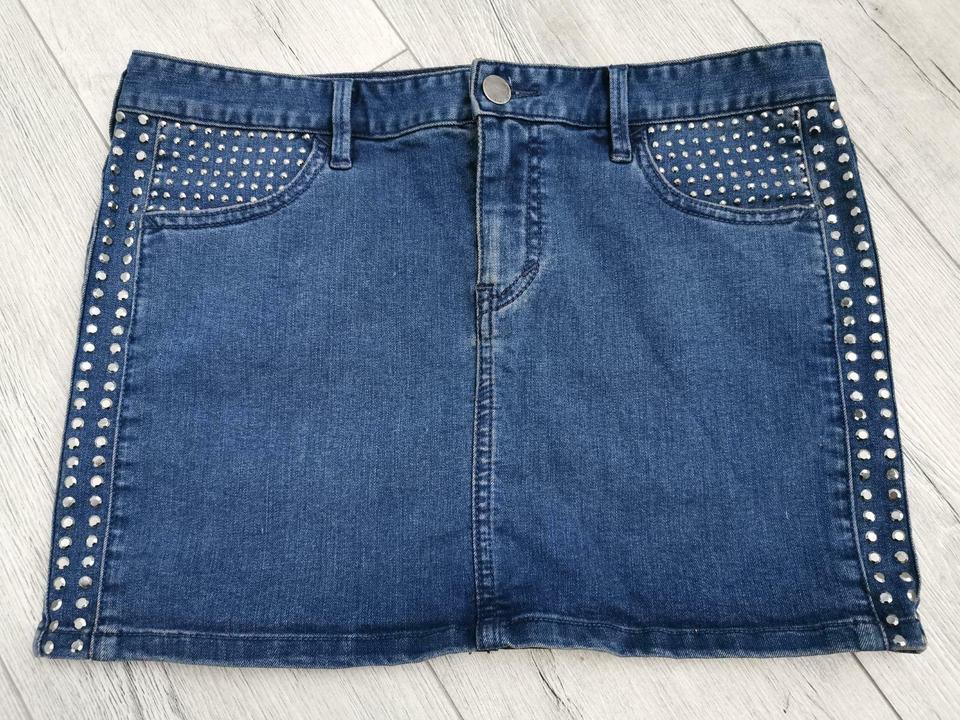 Armani Exchange Jeansrock Jeans Rock Gr. 6 xs s  Nieten w. neu in Offenbach