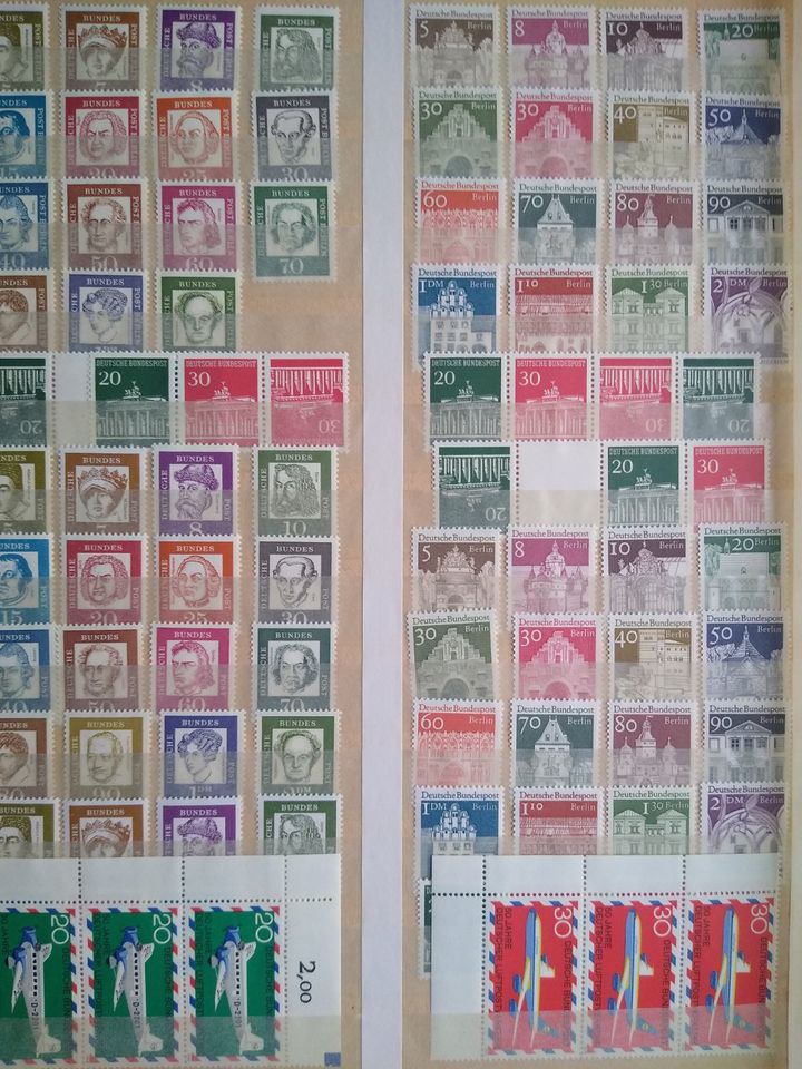 !!! BUND/BERLIN Briefmarkenalbum 15 Seiten - pro Seite 0,80 Euro in Berlin