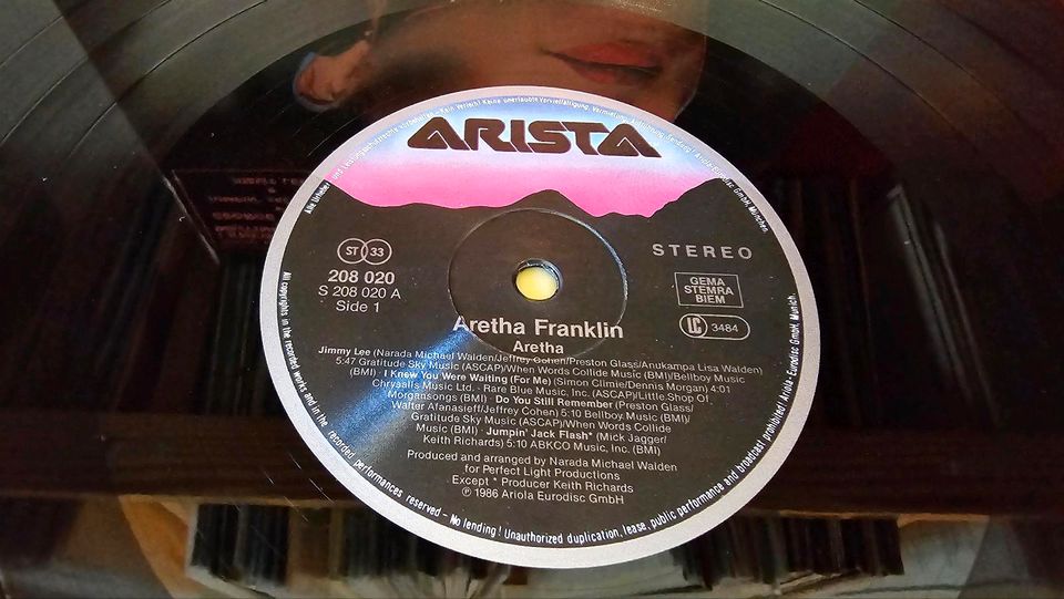 LP '1986' Aretha +bonus: in Pinneberg