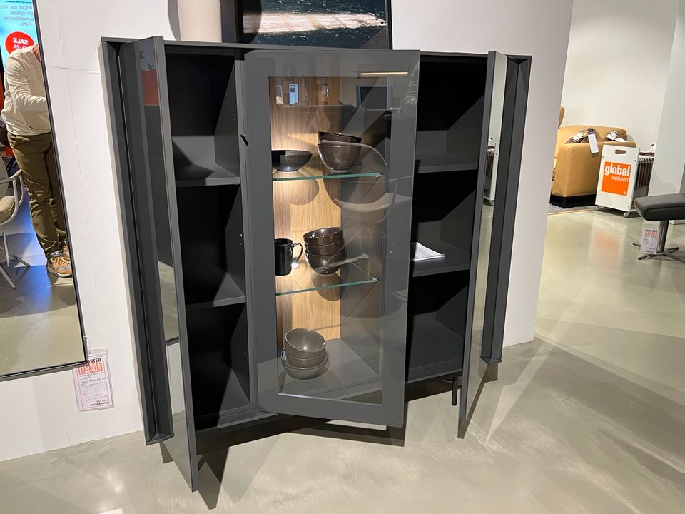 Highboard Global Wohnen Parano NEU mit Garantie Schrank grau Glas in Ingolstadt