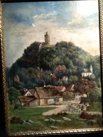 Gemälde auf Leinwand ,, Falkenstein '' mit Burg signiert Frankfurt am Main - Nieder-Eschbach Vorschau