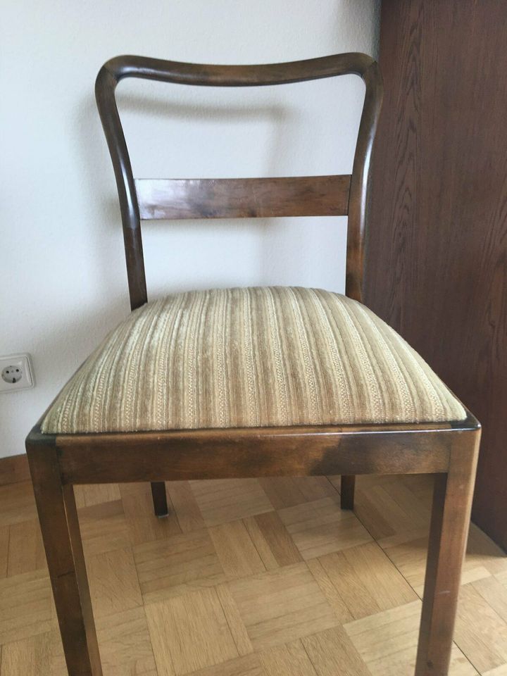 2x Oma's alte Stühle Esszimmer Stuhl 30er 40er 50er Jahre vintage in Köngen