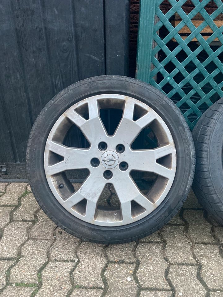 Opel Zafira A , Astra G OPC  4xSnowFlake 17" Eis Stern Alufelgen in Mechernich