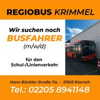 Busfahrer /in in Vollzeit gesucht Nordrhein-Westfalen - Rösrath Vorschau