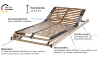 1x Lattenrost höhenverstellbar 90x190 Dreamflex Plus K+F MZW Brandenburg - Falkenberg/Elster Vorschau