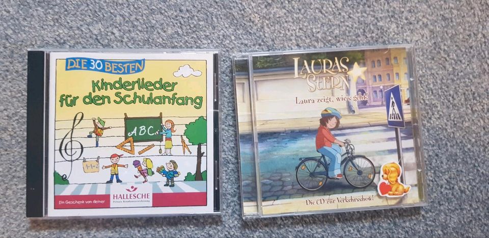 2 CDs CD Schulanfang Kinderlieder Radfahren Verkehrsregeln in Kirchheim unter Teck