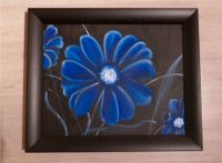 Ölbild: Blaue Blume (Ölbild mit Massivholz-Rahmen) 50x60 Rheinland-Pfalz - Mainz Vorschau