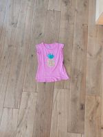 Kinder Wende Pailletten T-Shirt pink mit Ananas Gr. 116 Bayern - Buchenberg Vorschau