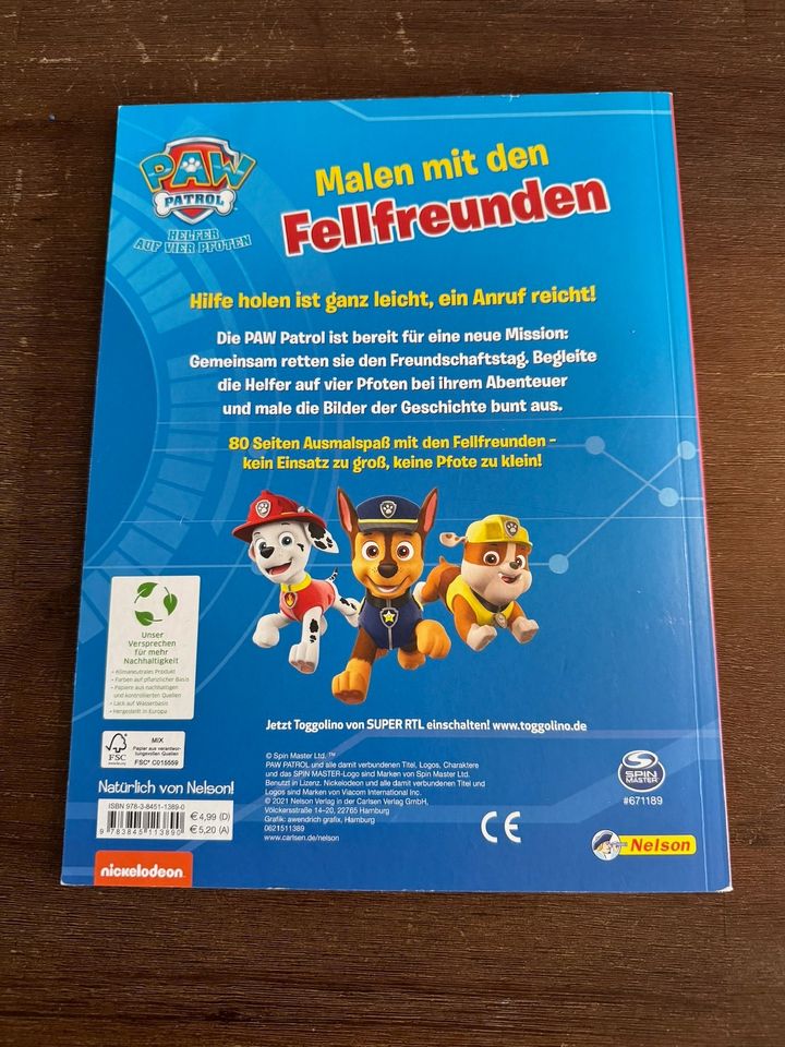 Malbuch Paw Patrol neu in Hamburg