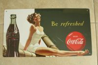 Be refreshed Drink Coca Cola, Blechschild, Osterangebot, NEU Berlin - Hellersdorf Vorschau