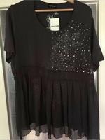 Taifun Damen Tunika Longshirt Anthrazit Größe  42 Neu Nordrhein-Westfalen - Moers Vorschau