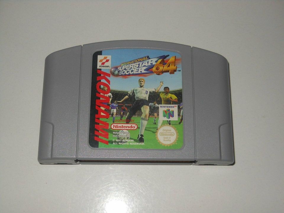 INTERNATIONAL SUPERSTAR SOCCER 64, Nintendo 64, Spiel, Konsolen in Günzburg