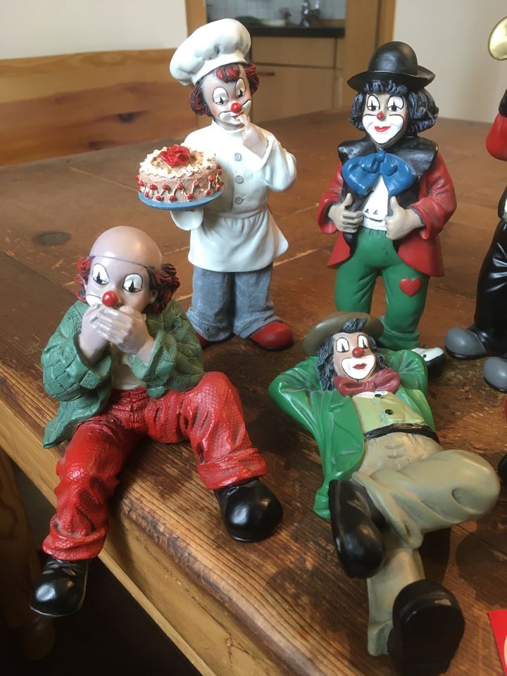 Gilde Clown Sammlung 6 Clowns Konditor mit Torte in Essenbach