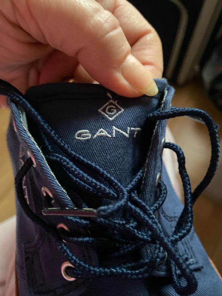 Gant Herren Schuhe gr.44 blau in Frankfurt am Main