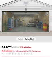 Neu_ Magnetisches Fliegengitter für die Garage, Neupreis 61 Euro Baden-Württemberg - Kressbronn am Bodensee Vorschau