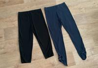 Leggings 36 38 S 3/4 Hose Stoffhose bonprix schwarz blau Capri Rostock - Südstadt Vorschau