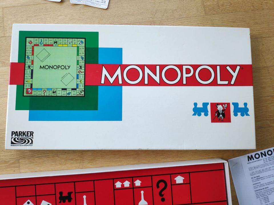 Monopoly alte DM-ausgabe mit Metallfiguren in Ottobrunn