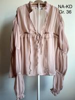 *NA-KD* leichte Bluse Gr. 36 puderrosa transparent Schleife wNEU Mecklenburg-Vorpommern - Klütz Vorschau