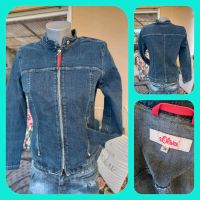 Gr. 38 s.Oliver - coole Jeans Jacke mit Stehkragen Rheinland-Pfalz - Mutterstadt Vorschau