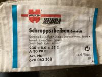 Schruppscheiben Würth Zebra 230mm Hessen - Bad Hersfeld Vorschau