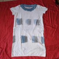 Schönes Sommerkleid * Weiß m. Jeansblau/Grau * Gr. 46 48 3XL * Hannover - Südstadt-Bult Vorschau