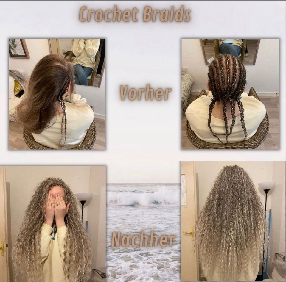 Haarverlängerung/ Crochet / Twists / Cornrows / Dicke Braids in Berlin