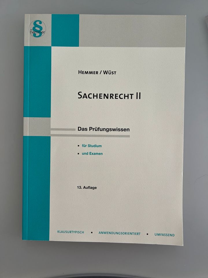 Neue Hemmer-Skripte Sachenrecht I und II (2019/2020) in Köln