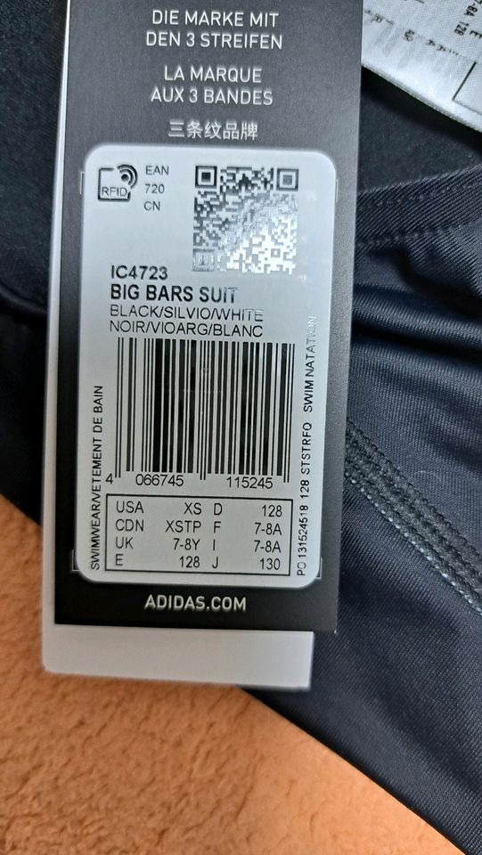 Adidas Mädchen Badeanzug 128 Neu Bikini in Wittenberge