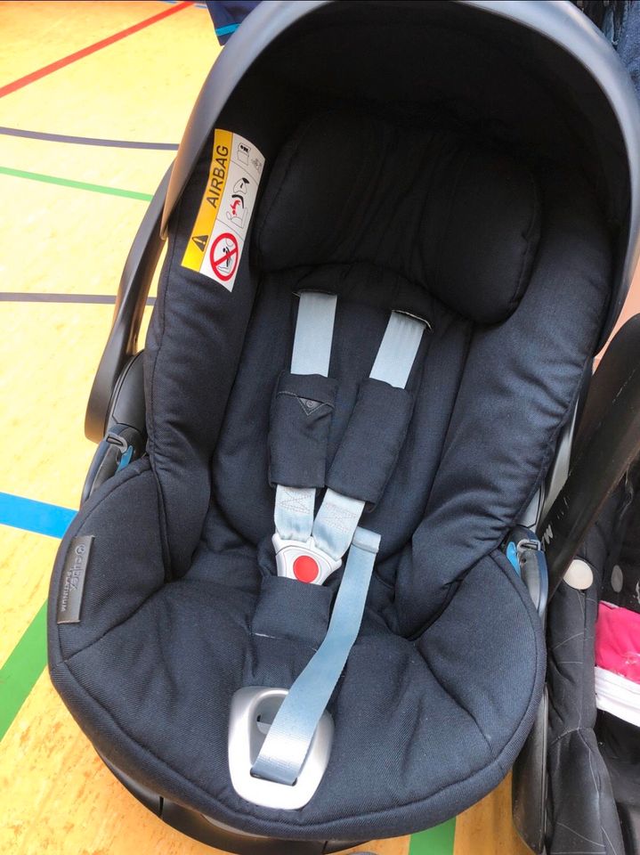 Babyschale Cybex Platinum mit ISOFIX unfallfrei in Heimsheim