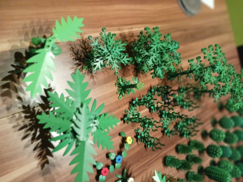 Lego Büsche, Bäume, Tannen, Palmen, Blumen in Wolfhagen 