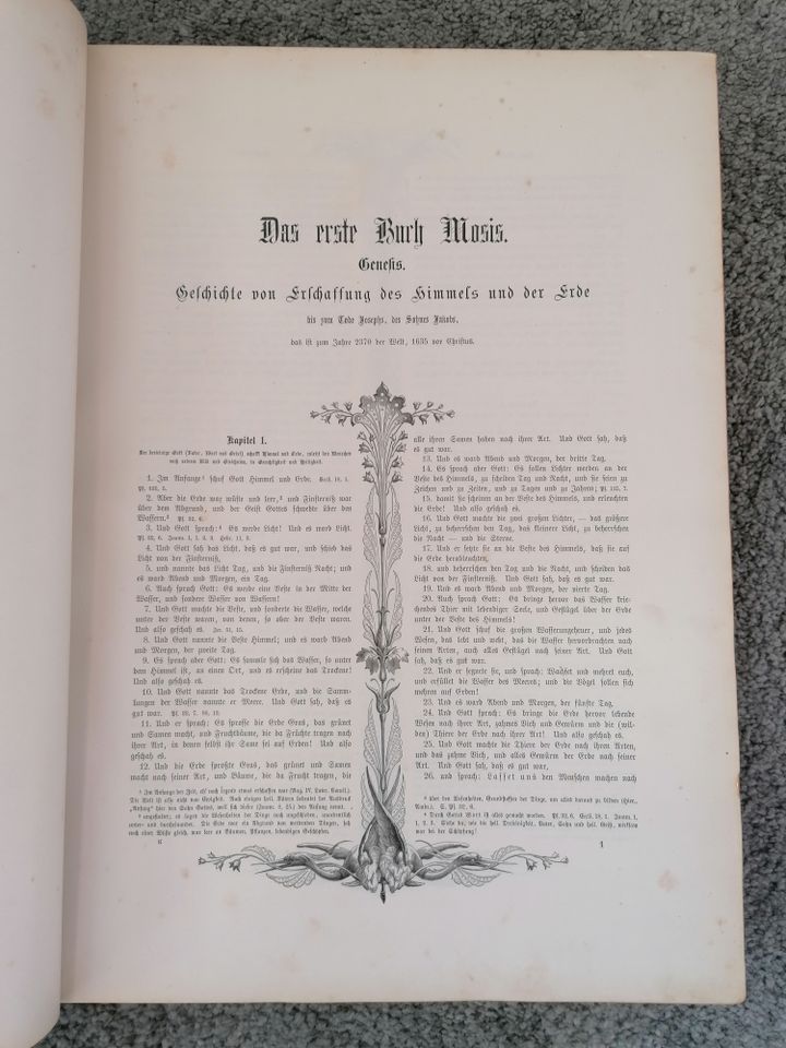 Große Bibel Prachtausgabe Ledereinband Gustav Dore 1884, in Biberach an der Riß