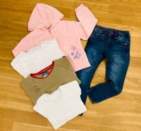 5-tlg. KITA Set/Kombi Jacke & Shirt‘s & Jeans „Blümchen“ München - Bogenhausen Vorschau