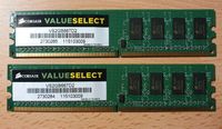 Corsair Value Select 4 GB (2x2 GB) DDR2 Arbeitsspeicher 667 MHz Bayern - Kissing Vorschau