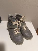 Esprit Sneaker mit Keilabsatz 39 Silber Hessen - Schauenburg Vorschau