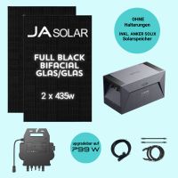 TOP-Seller!!! Balkonkraftwerk - Komplettset 870w inkl. Batteriespeicher 1,6 kWh - Solarmodul JA Solar JAM54D41 435w bifacial Glas-Glas; Solarspeicher ANKER Solix E 1600; ANKER MI80 Wechselrichter Nordrhein-Westfalen - Heinsberg Vorschau